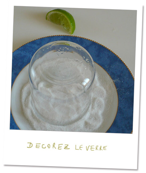 decorez votre verre à mojito