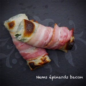 nems épinards bacon
